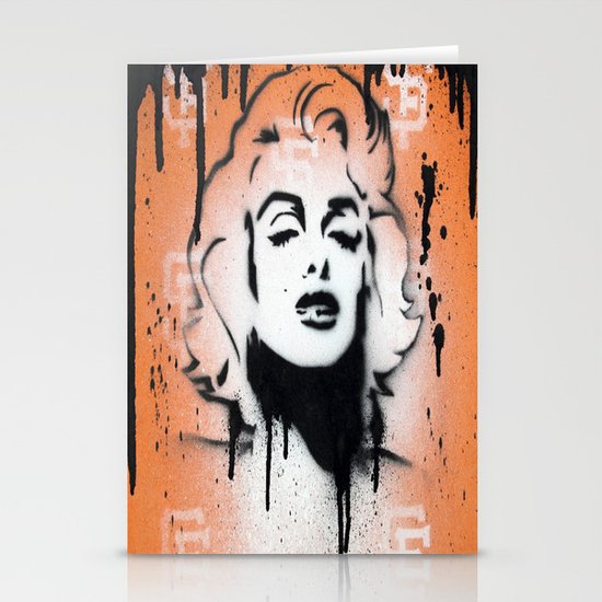 SF Giants x Marilyn Monroe by Adam Valentino Stationery Cards