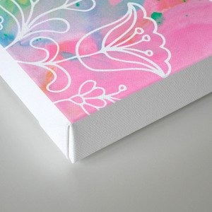 Watercolour Abstract Floral 3 Canvas Print