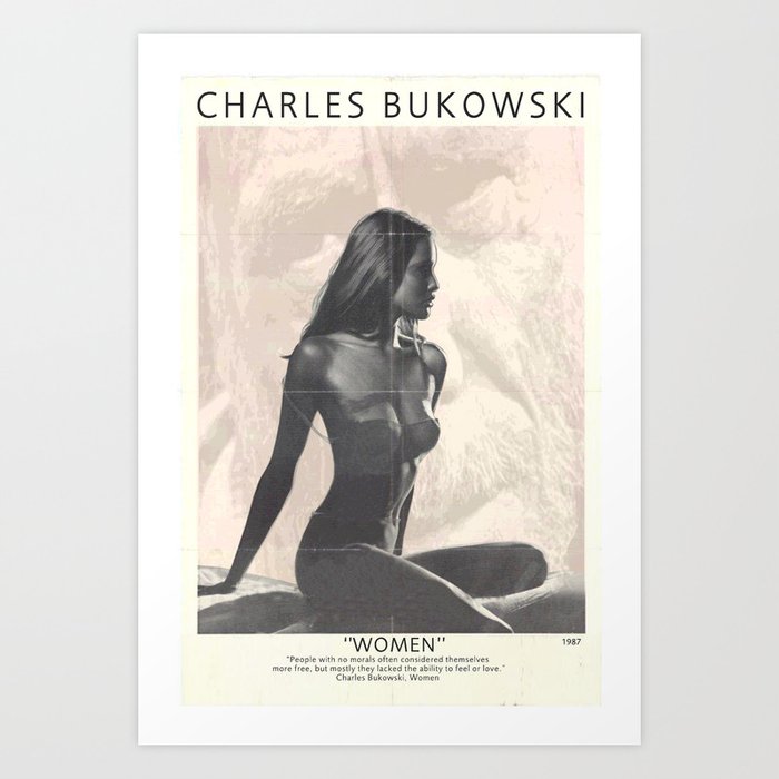 Bukowski - Women Art Print