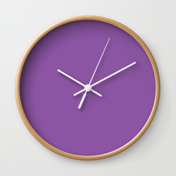 Vicious Violet Wall Clock