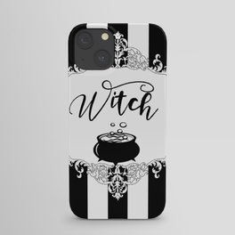Witch and cauldron iPhone Case