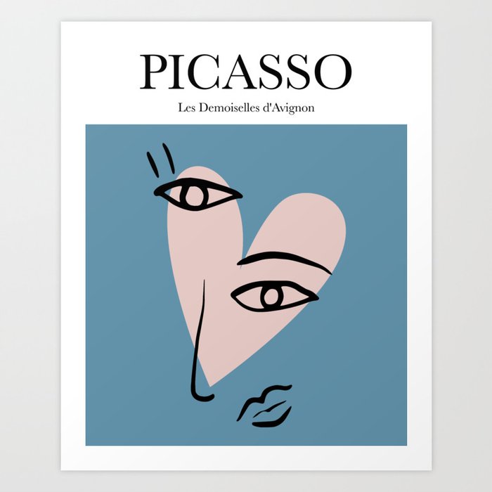 Picasso - Les Demoiselles d'Avignon Art Print