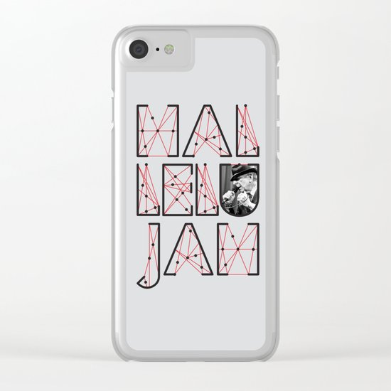 Leonard Cohen Hallelujah Clear iPhone Case