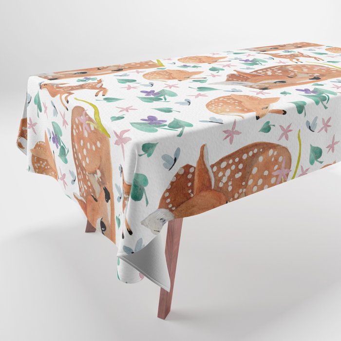 Sleeping Fawn  Tablecloth