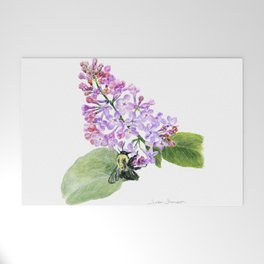 Lilac Love by Teresa Thompson Welcome Mat