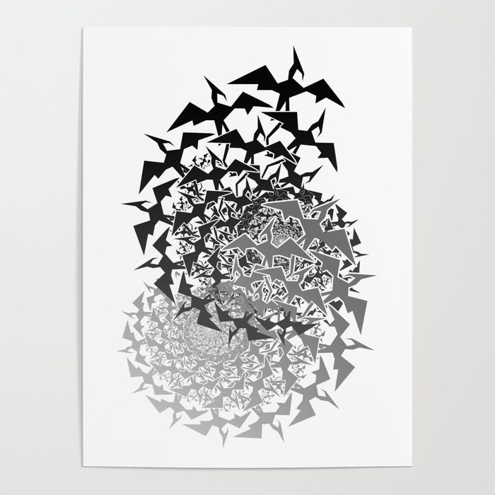 Fractyl Pterodactyl Swarms Poster