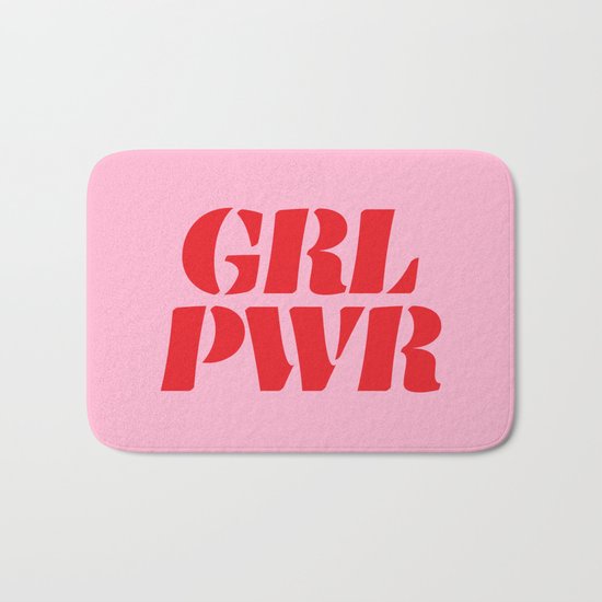 Girl Power GRL PWR Bath Mat