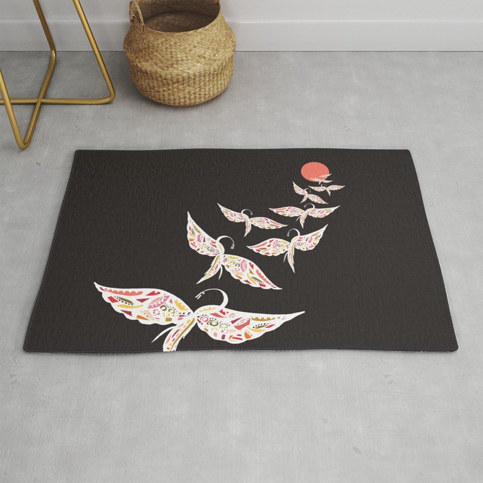 Chasing the sun Rug