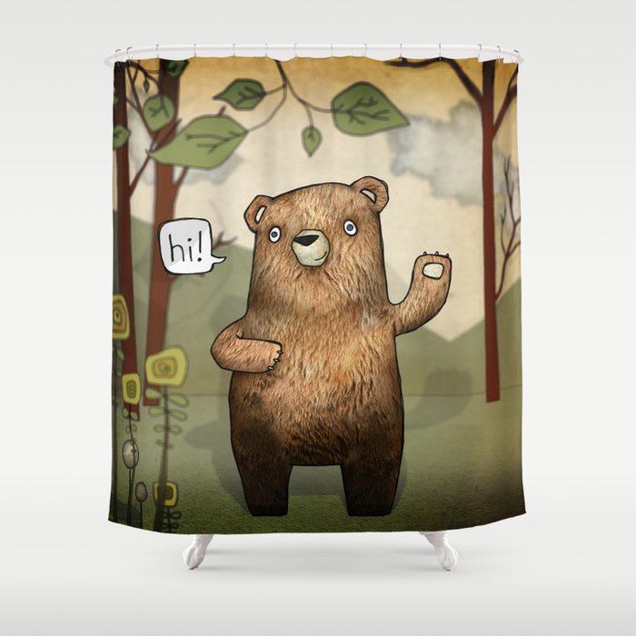 The Little Bear Shower Curtain