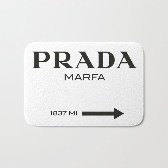 PradaMarfa sign Bath Mat