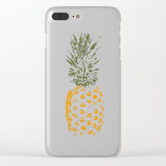 Pineapple I Clear iPhone Case