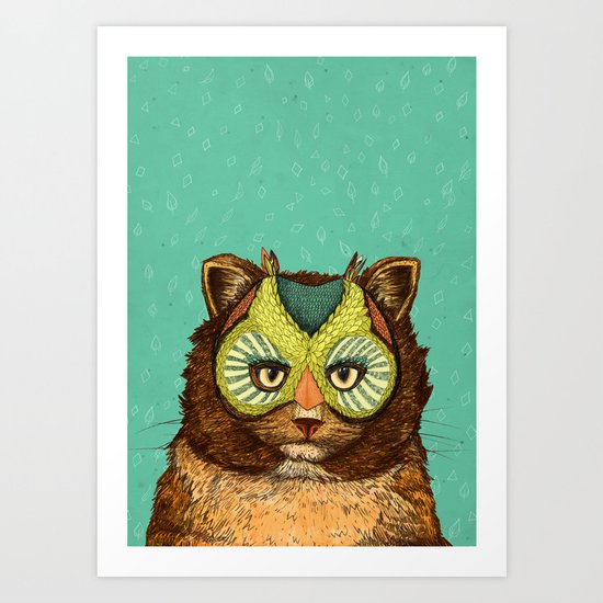 OwlCat Art Print