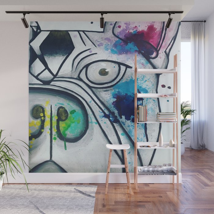 Onyx the Frenchie Wall Mural