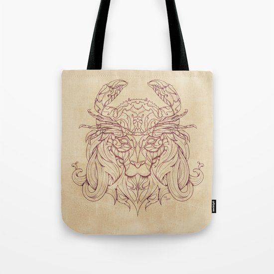 Lion Crab Tote Bag
