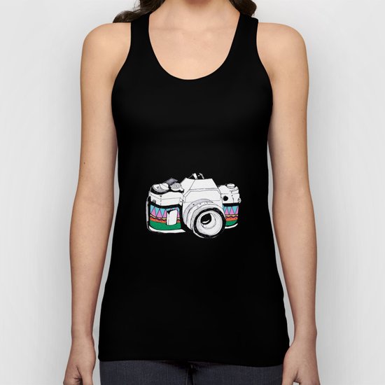 Camera Unisex Tank Top
