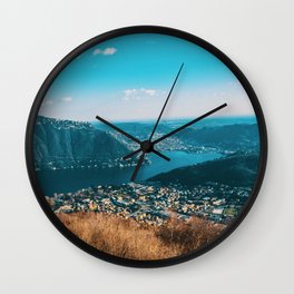 Lake Como Italy Landscape Wall Clock