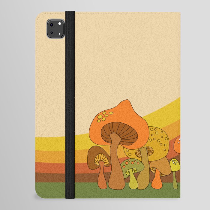 Groovy Mushrooms iPad Folio Case