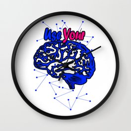 On The Brain Wall Clock