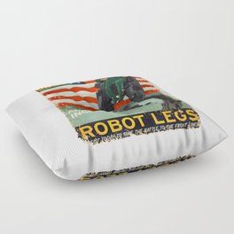 Franklin D. Roosevelt and his Amazing Robot Legs.... Floor Pillow