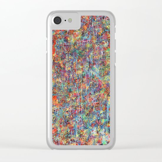 Acid Rain Clear iPhone Case
