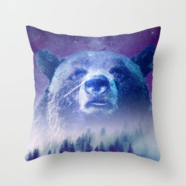 Grizzly Bear  Throw Pillow