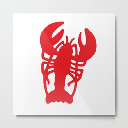 Red Lobster Metal Print