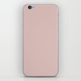 Pale Silvery Pink Solid Color Pairs PPG Reindeer PPG1059-3 - All One Single Shade Hue Colour iPhone Skin