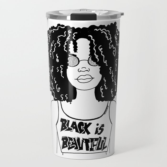 Cool Chic (Black is Beautiful) Travel Mug