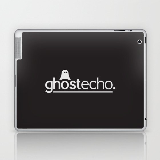 Ghost:Echo Grey Strap Logo Laptop & iPad Skin