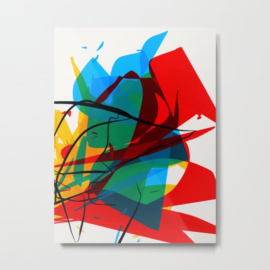 Abstract art made by Thimeo 19 months Metal Print