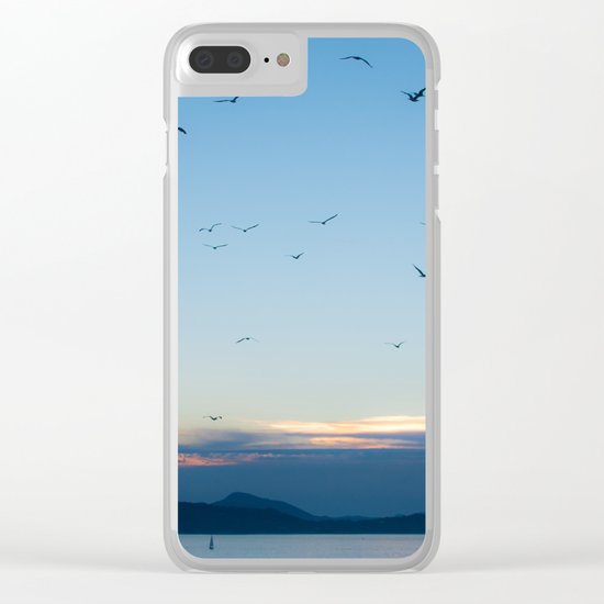 Birds Croatie Lokrum Clear iPhone Case