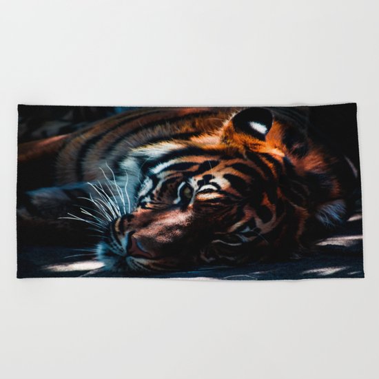 tiger Beach Towel