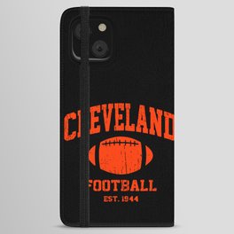 Cleveland Football Vintage iPhone Wallet Case
