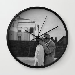 Collage Á bout de souffle (Breathless) - Jean-Luc Godard Wall Clock
