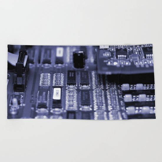 Motherboard Beach Towel