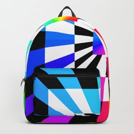 Rainbow Backpack | Graphicdesign, Graphite, Black And White, Rain, Typography, Vibgyor, Pop Art, Digital, Concept, Rainbow 