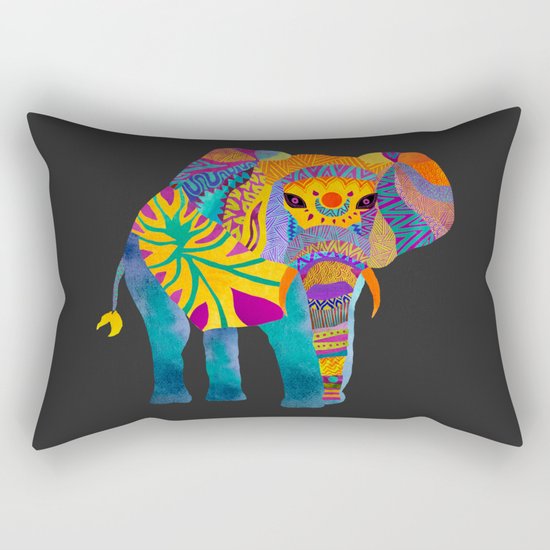 Whimsical Elephant II Rectangular Pillow