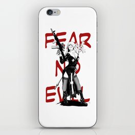 Fear no evil iPhone Skin