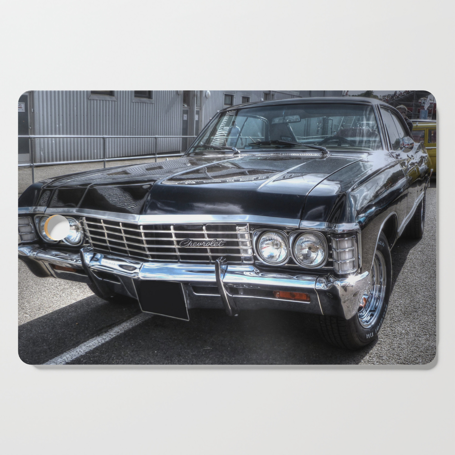 Impala Supernatural Cutting Board By Vhsphotography Society6 @wallup, taken with an unknown camera 10/31 2017 the picture taken with. society6