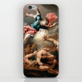 The Fall of the Rebel Angels - Sebastiano Ricci  iPhone Skin