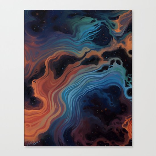 Space Dust Canvas Print
