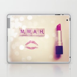 MWAH Lipstick Rose Scrabble Laptop & iPad Skin