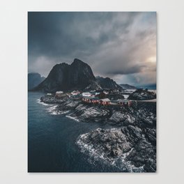 mood of the village Canvas Print