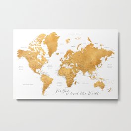 For God so loved the world, world map in gold Metal Print | Soloved, Boho, Gold, Mapwithcities, Darkgold, Digital, Christian, Map, Verse, Worldmap 