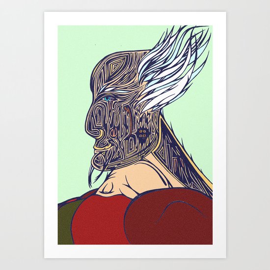 The King Art Print
