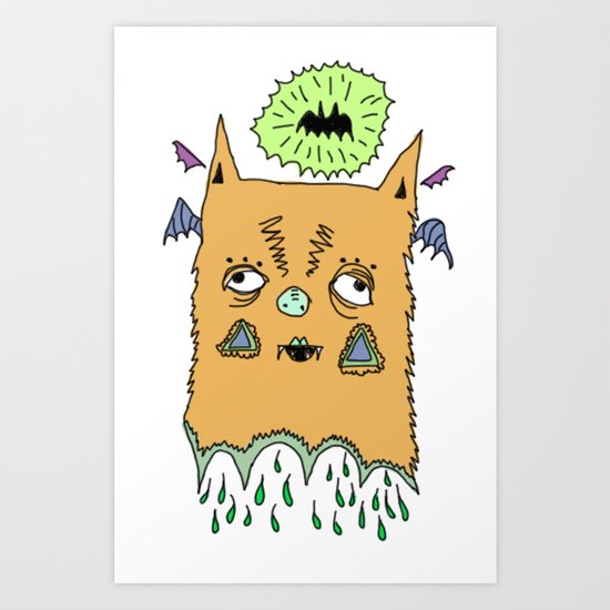 Murciélago#4 Art Print