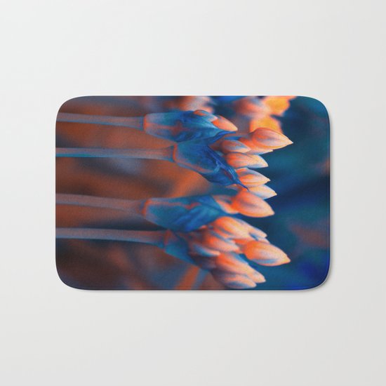 Floral abstract(4). Bath Mat