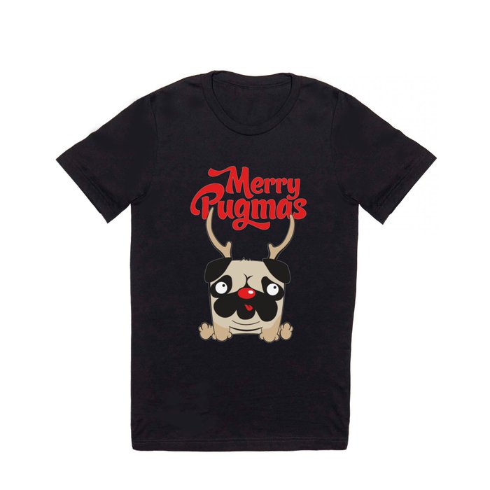 Merry Pugmas T Shirt