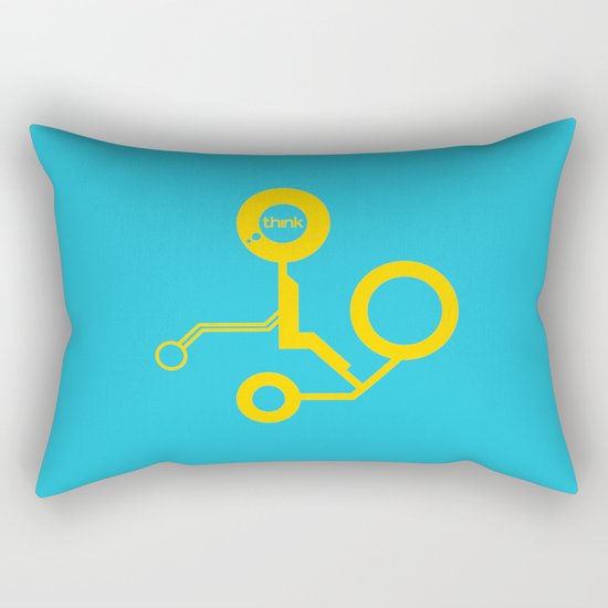 think Rectangular Pillow