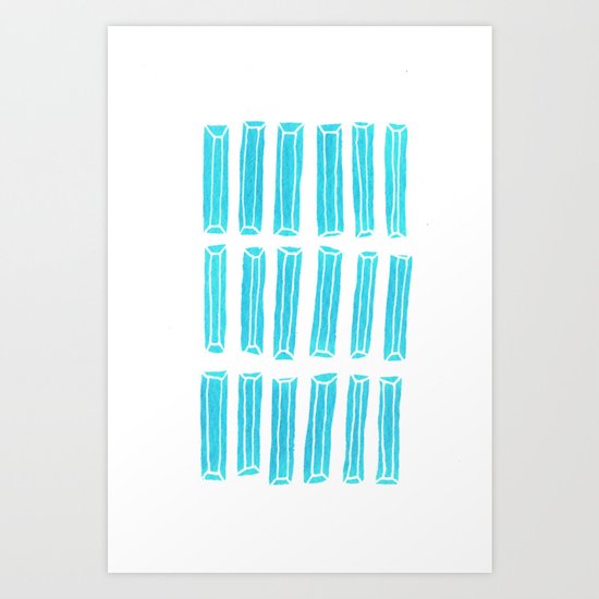 rhinestones 3b Art Print